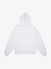 Letter Medal Embroidered Cardigan Fur Collar Hooded Sweatshirt